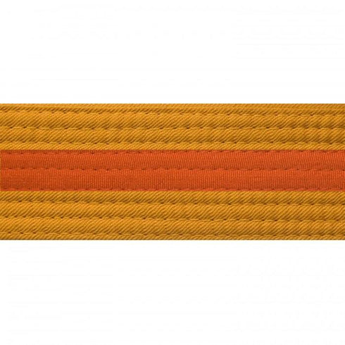 BOLD LOOK GOLD BELTS WITH STRIPE/RED STRIPE-1